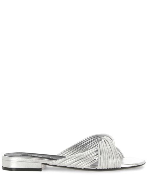 Woman Silver sandals Sergio Rossi | B08410MNAZ038102